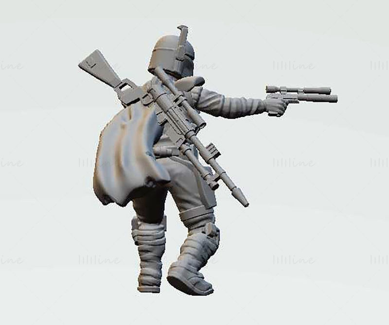 The Young Hunter 3D Printing Model STL