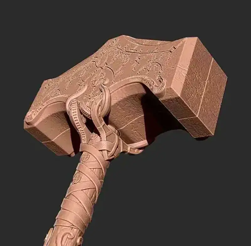 Thor God of War Mjolnir 3D-utskriftsmodell STL