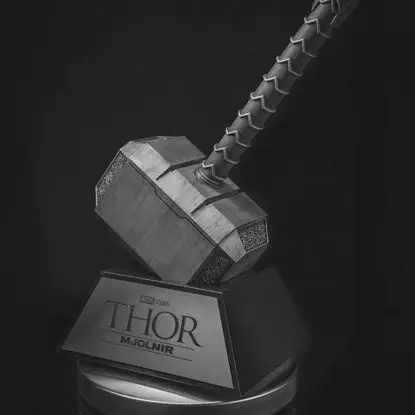 Thors Hammer Mjolnir 3D-Druckmodell STL