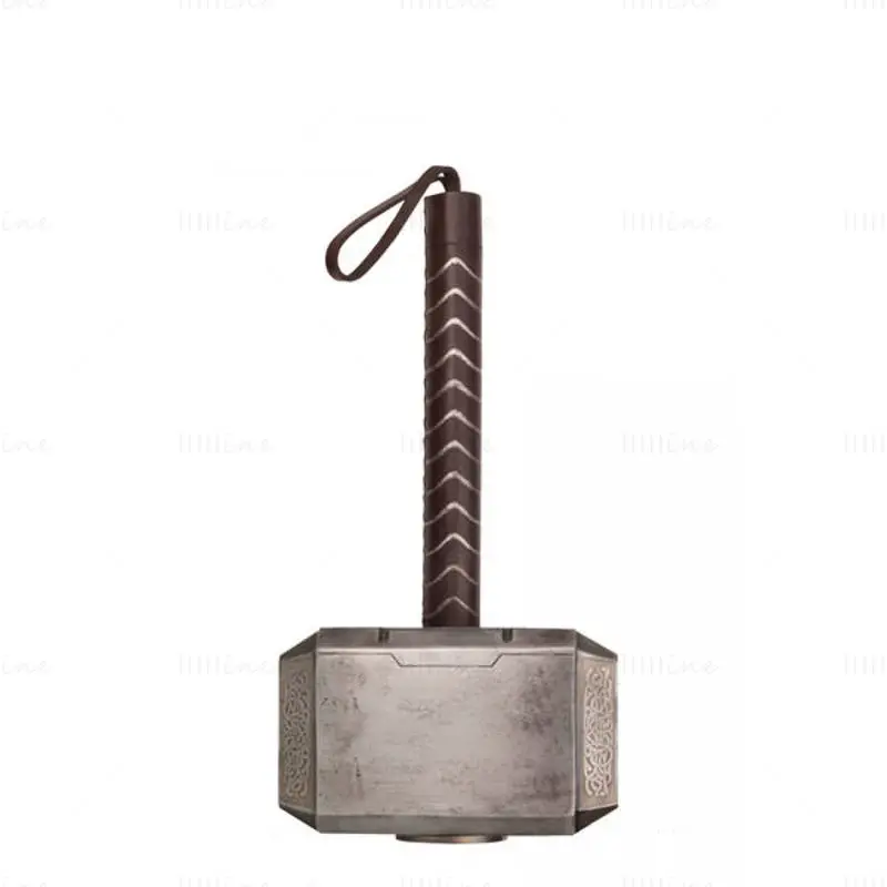 Thor Hammer Mjolnir 3D Baskı Modeli STL