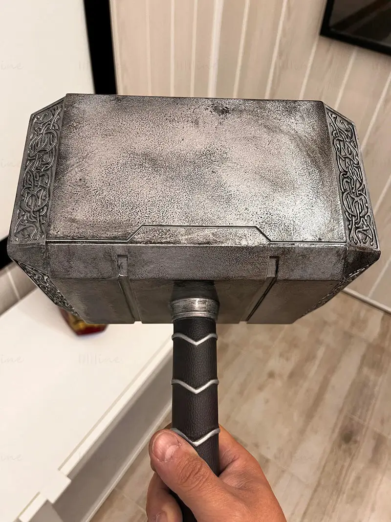 Thor Hammer Mjolnir modelo de impressão 3D STL