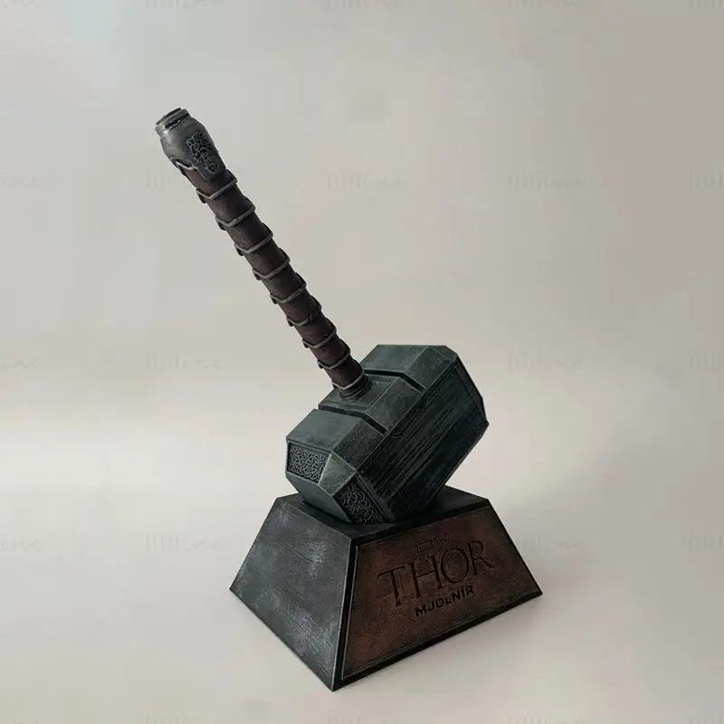 پرینت سه بعدی Thor Hammer Mjolnir مدل STL