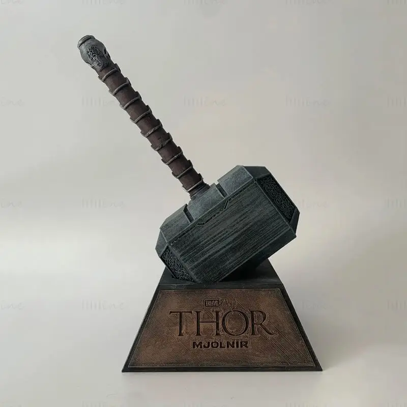 Thors Hammer Mjolnir 3D-Druckmodell STL