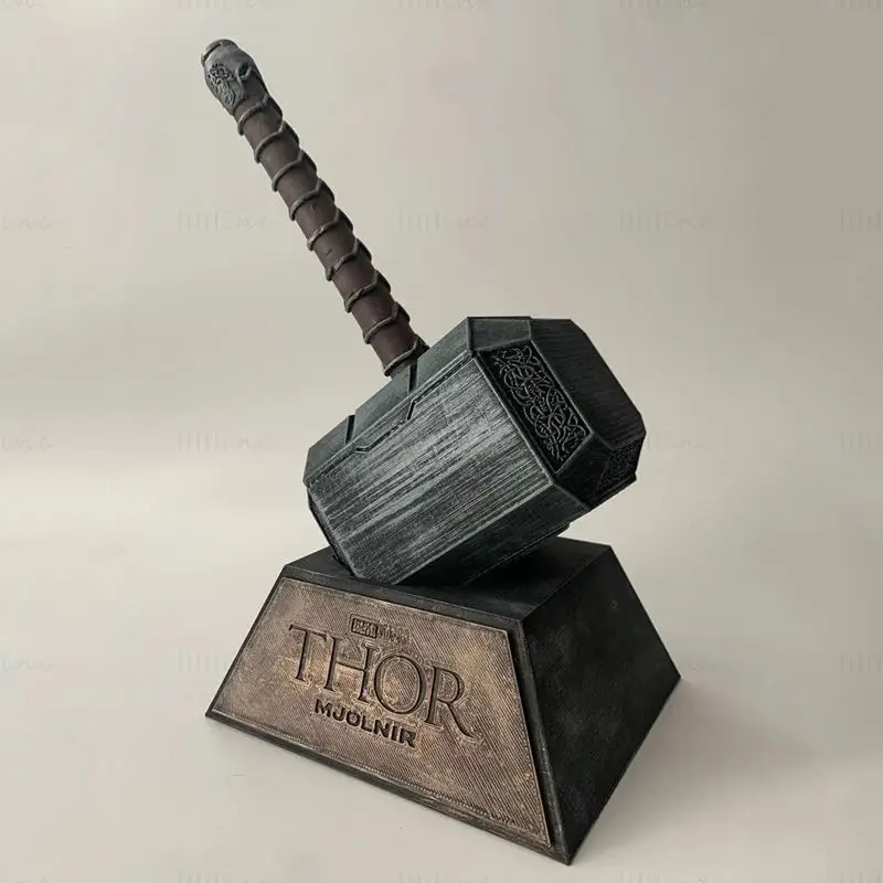 Thors Hammer Mjolnir 3D-Druckmodell STL