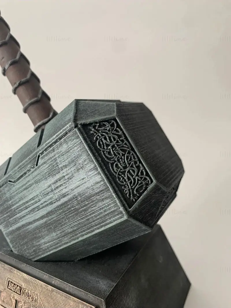 پرینت سه بعدی Thor Hammer Mjolnir مدل STL