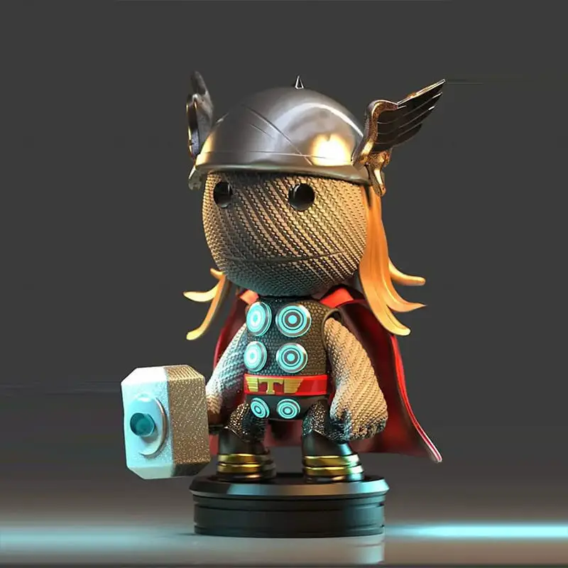 Thor (Little Big Planet) 3D-Druckmodell STL-Dateien