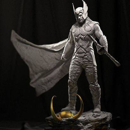 Thor Marvel 3D-Modell bereit zum Drucken STL