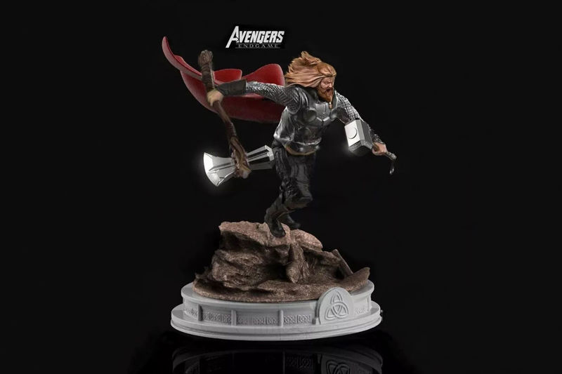 Thor Marvel Endgame 3D modell STL nyomtatásra készen