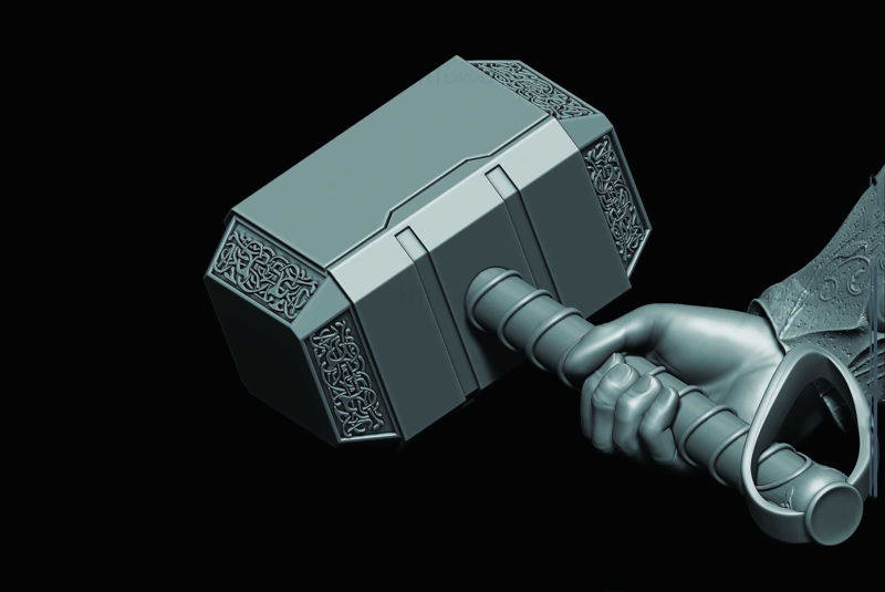 Modelo 3D de Thor Marvel Statues de un solo ojo Listo para imprimir STL