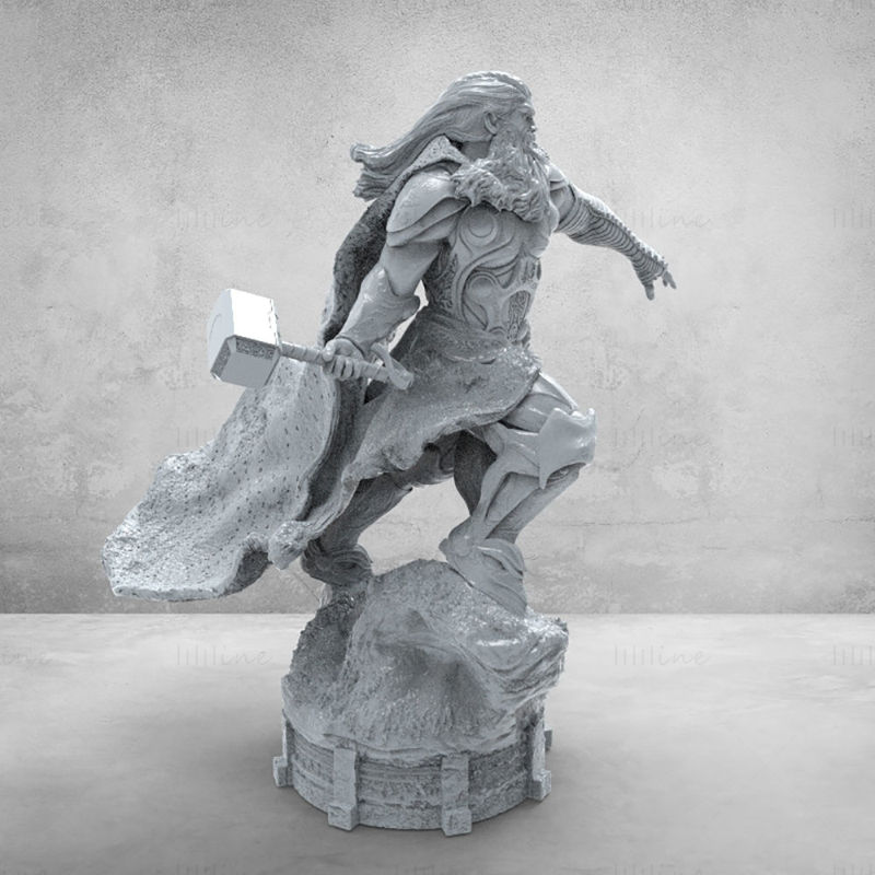 Thor Marvel Statues 3D Model Ready to Print STL