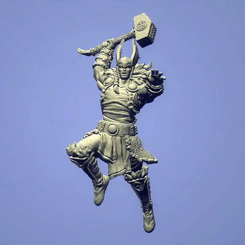 Statue de Thor modèle d'impression 3D STL