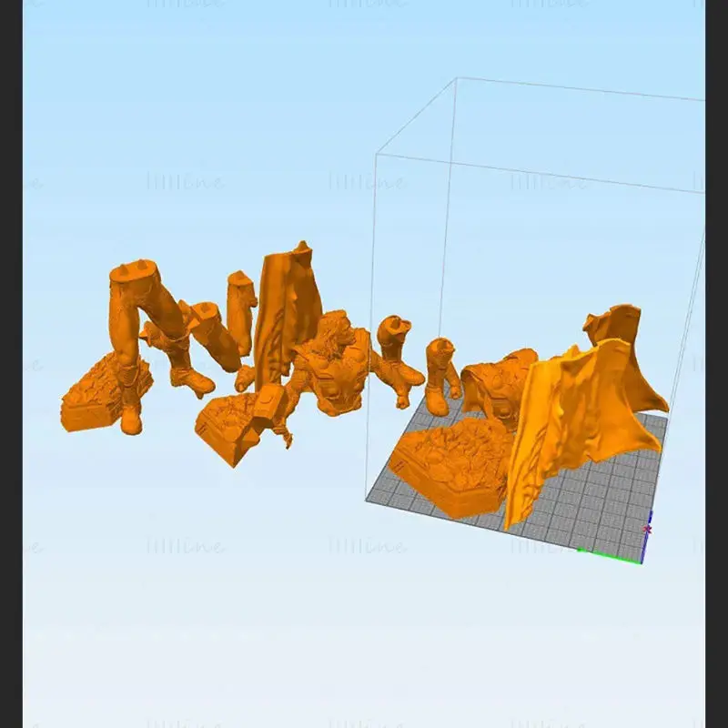 Thor Statue 3D Printing Model STL