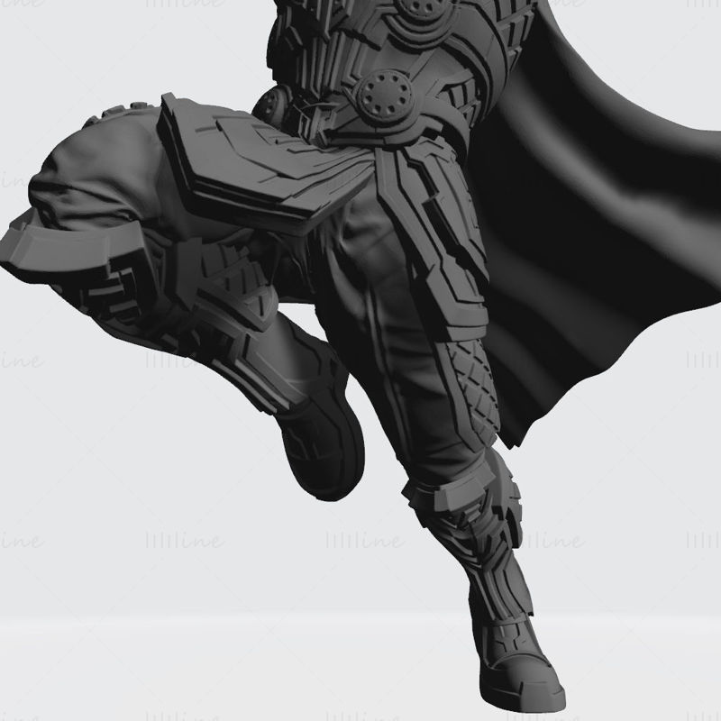 Thor Statues 3D-s modell nyomtatásra kész OBJ FBX STL