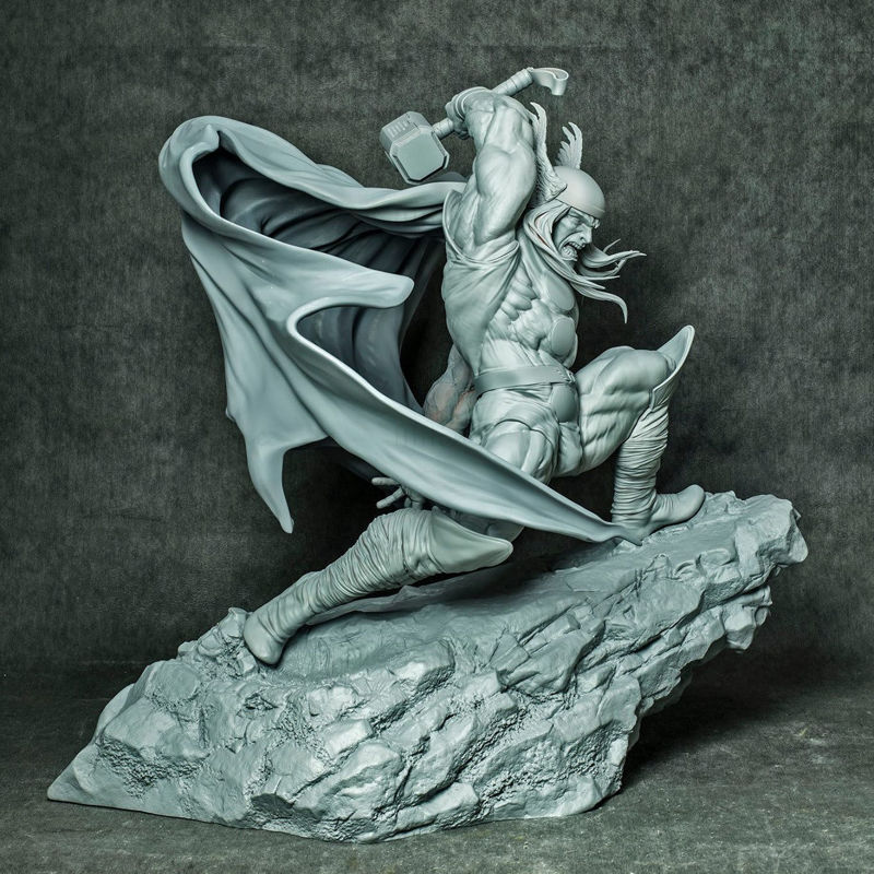 Estatuas de Thor Modelo 3D listo para imprimir STL