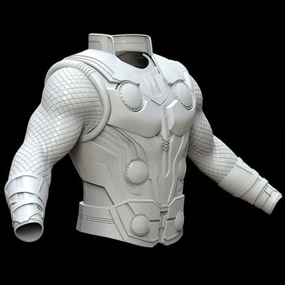 Thor Vest Armor 3D модел, готов за печат STL