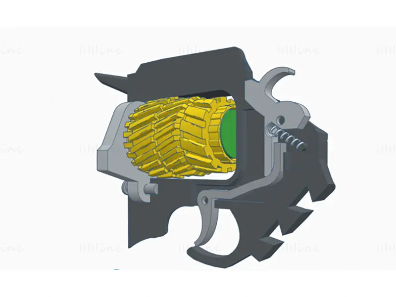 نموذج طباعة ثلاثي الأبعاد من Canon لـ Thorn Hand STL