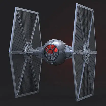 TIE Fighter - Star Wars 3D Print Model STL