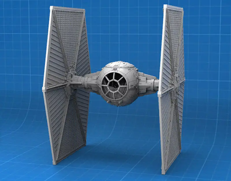 TIE Fighter - Star Wars 3D Print Model STL