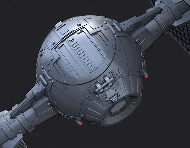 TIE Fighter - Star Wars 3D Print Model STL