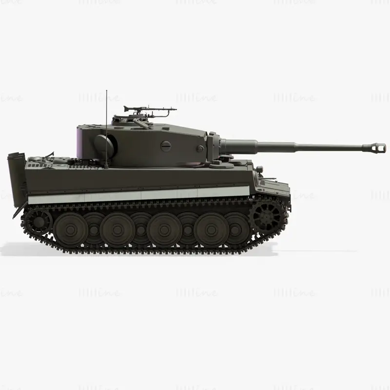 Tigris Tank 3D-s modell