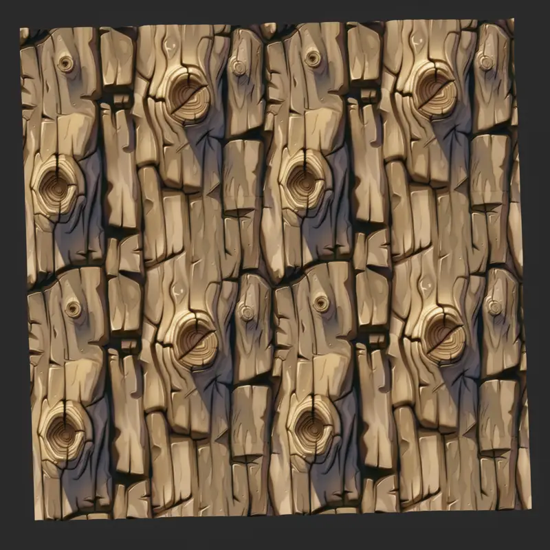 Tileable Tree Bark Seamless Texture