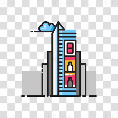 Times Square New York vector illustration