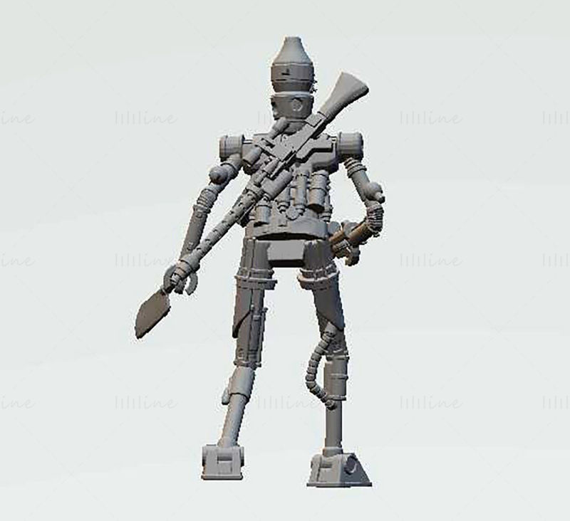 Tin Man Bounty Hunter پرینت سه بعدی مدل STL
