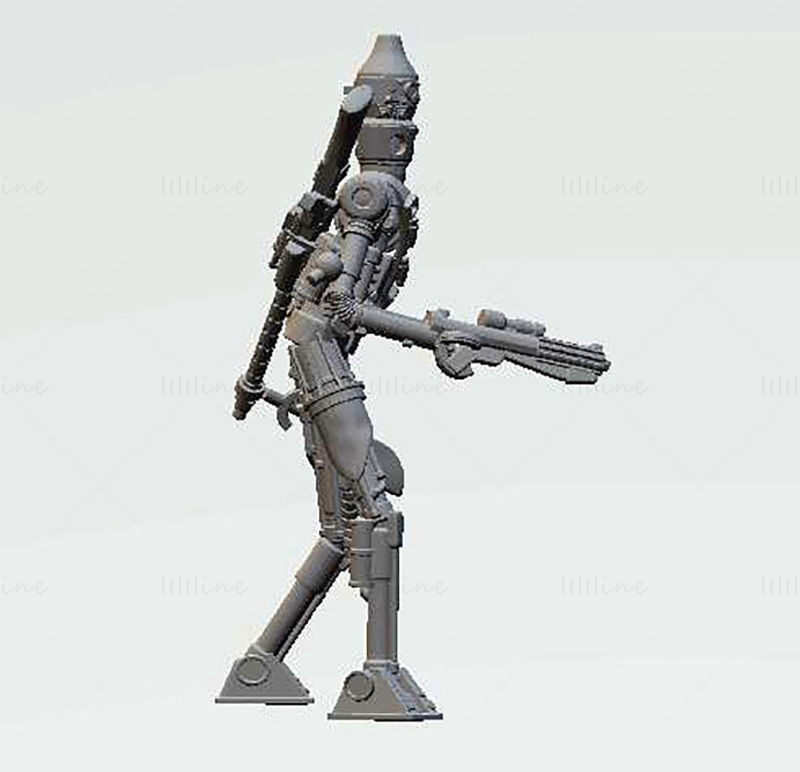 Tin Man Bounty Hunter 3D Printing Model STL
