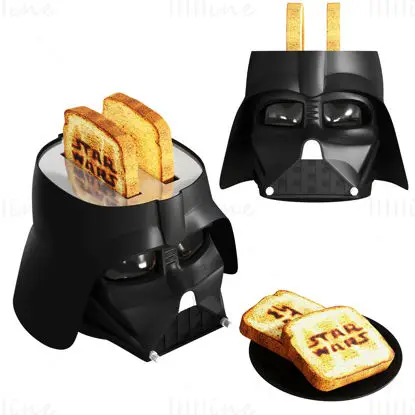 Toaster Star Wars Darth Vader 3D Model by Williams Sonoma