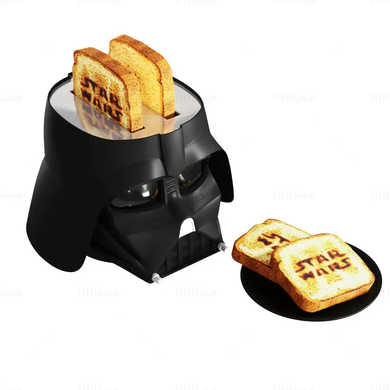 Toaster Star Wars Darth Vader 3D Model by Williams Sonoma