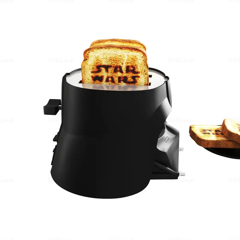 Toaster Star Wars Darth Vader 3D Model by Williams Sonoma