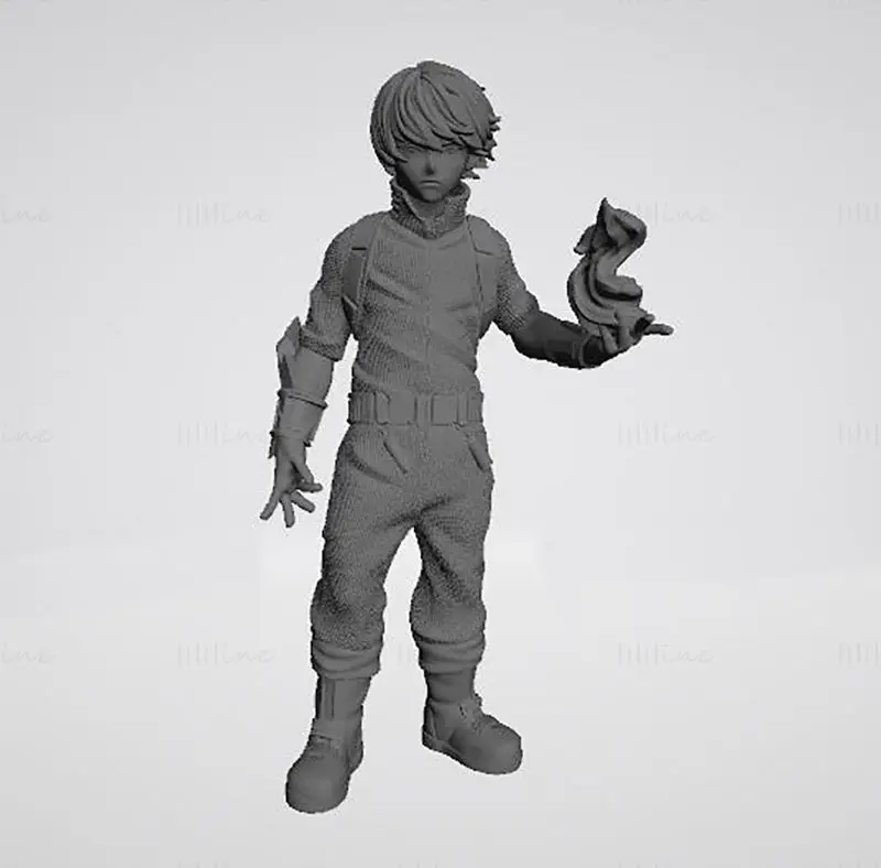 Todoroki Shouto - My Hero Academia Modelo de impressão 3D STL