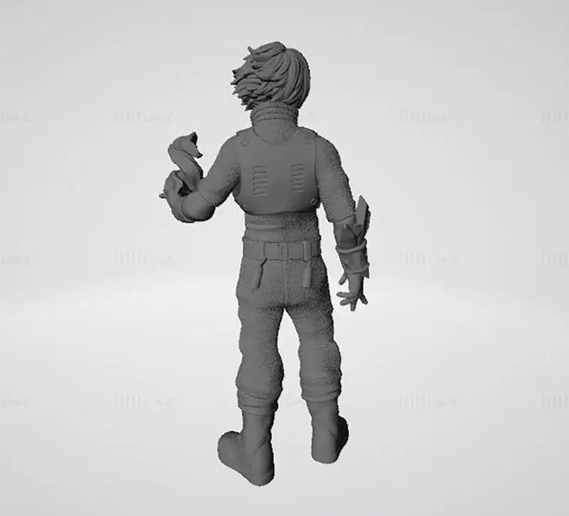 Todoroki Shouto - My Hero Academia Modelo de impressão 3D STL