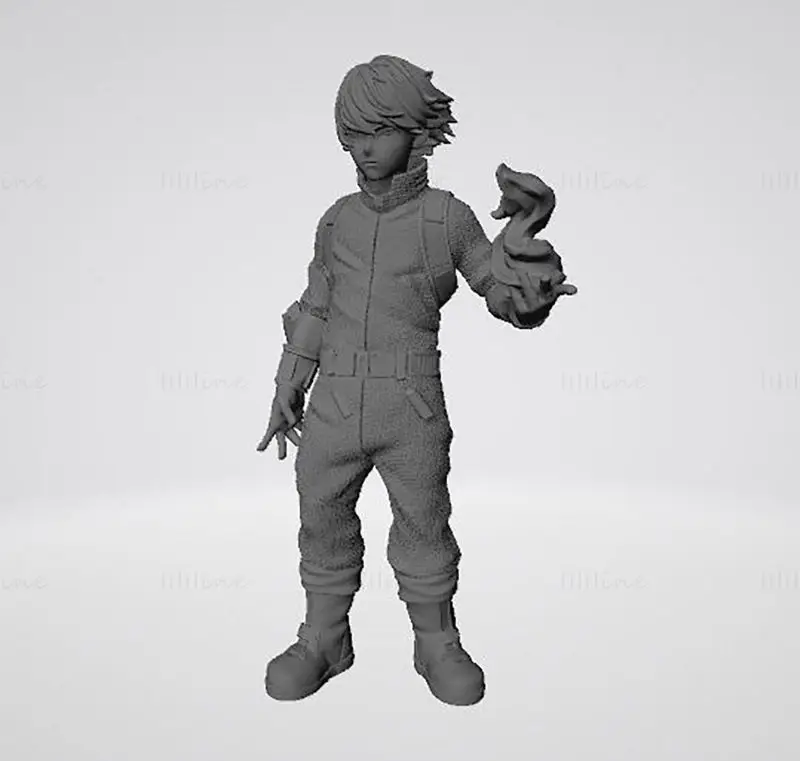 Todoroki Shouto - My Hero Academia Modelo de impressão 3D STL