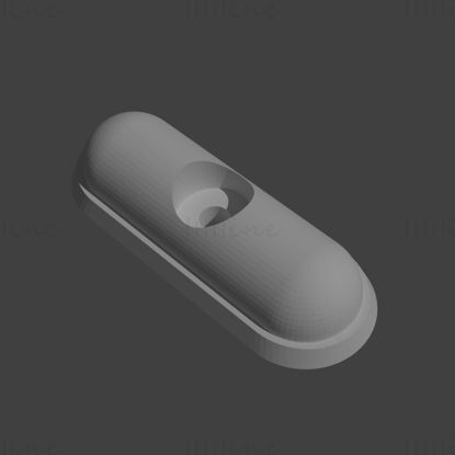 Toilet seat rubbers 3d print model