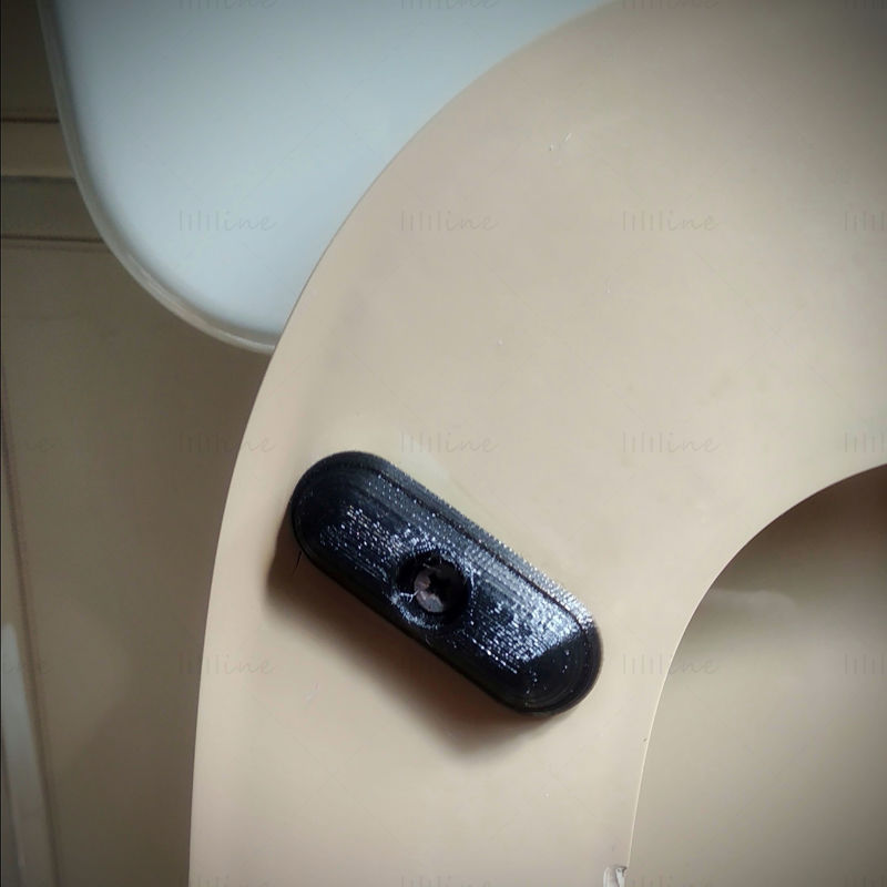 Toilet seat rubbers 3d print model
