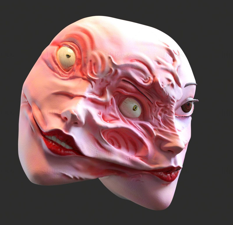 Tomieho maska 3D tisk modelu STL