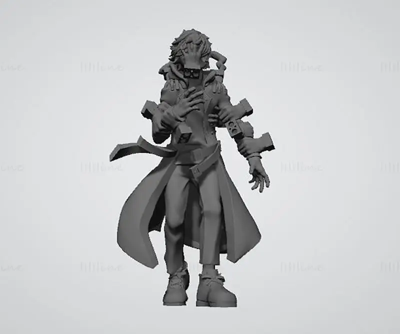 Tomura Shigaraki Impressão 3D Modelo STL