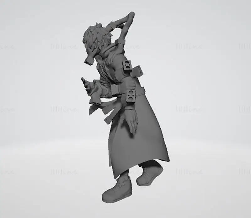 Modelo de impresión 3D STL de Tomura Shigaraki