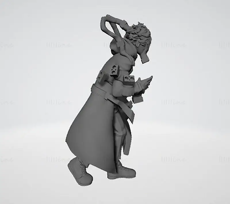 Tomura Shigaraki 3D model za tiskanje STL