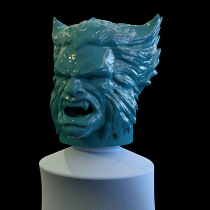 歯磨き粉ウルヴァリン3Dプリントモデル