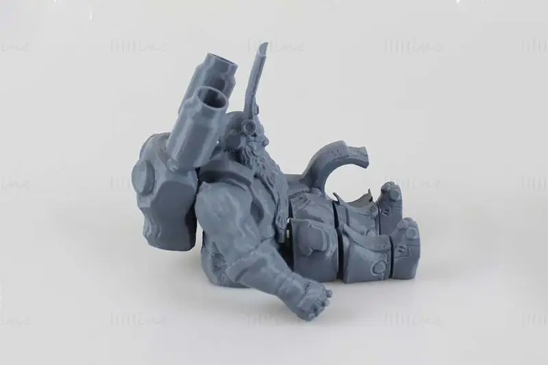 トールビョーン・リンドホルム（関節式プリントインプレイス）オーバーウォッチ 3D プリントモデル STL ファイル