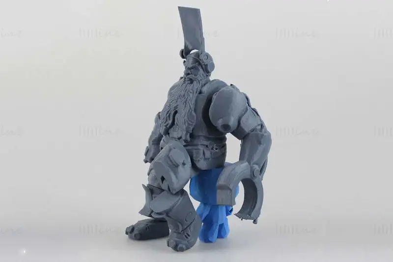 トールビョーン・リンドホルム（関節式プリントインプレイス）オーバーウォッチ 3D プリントモデル STL ファイル