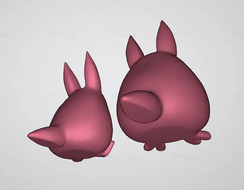 3D tiskový model obrázku Totoro