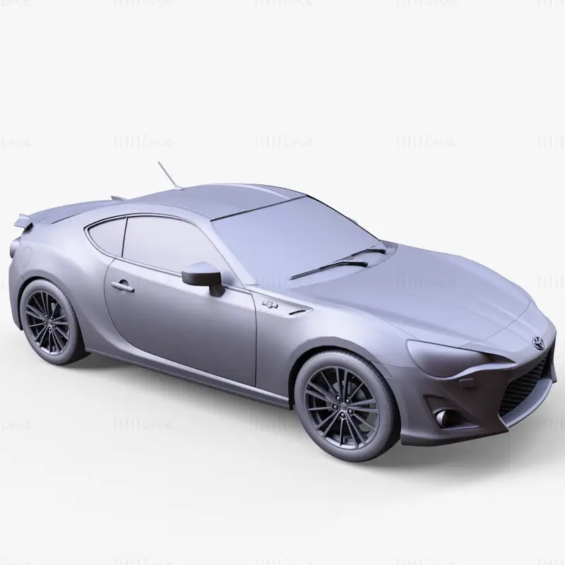 Voiture Toyota 86 GT Limitée 2012 modèle 3D