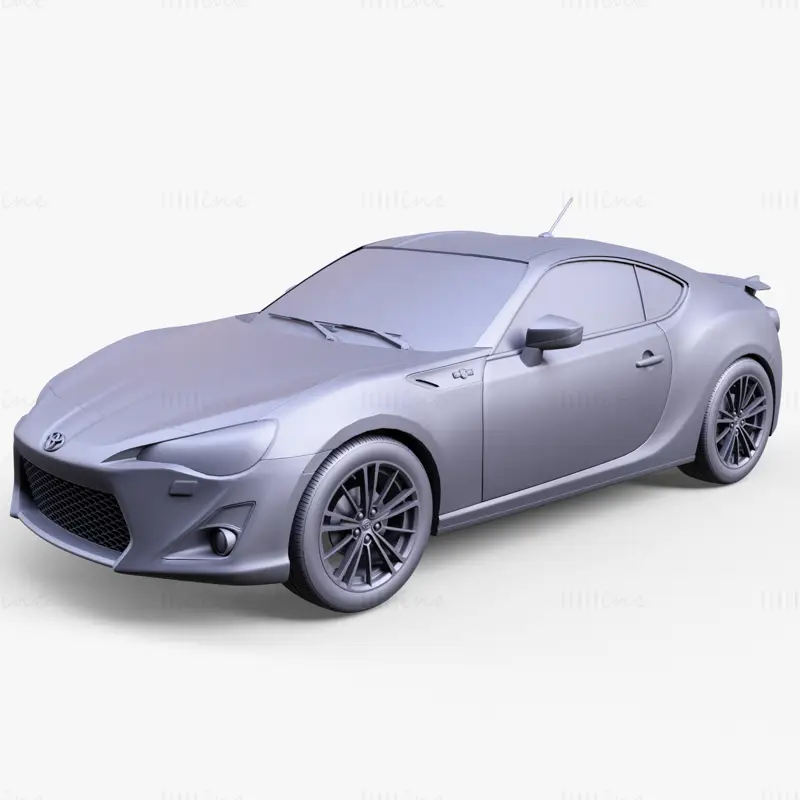 Toyota 86 GT Limited 2012 3D-Automodell