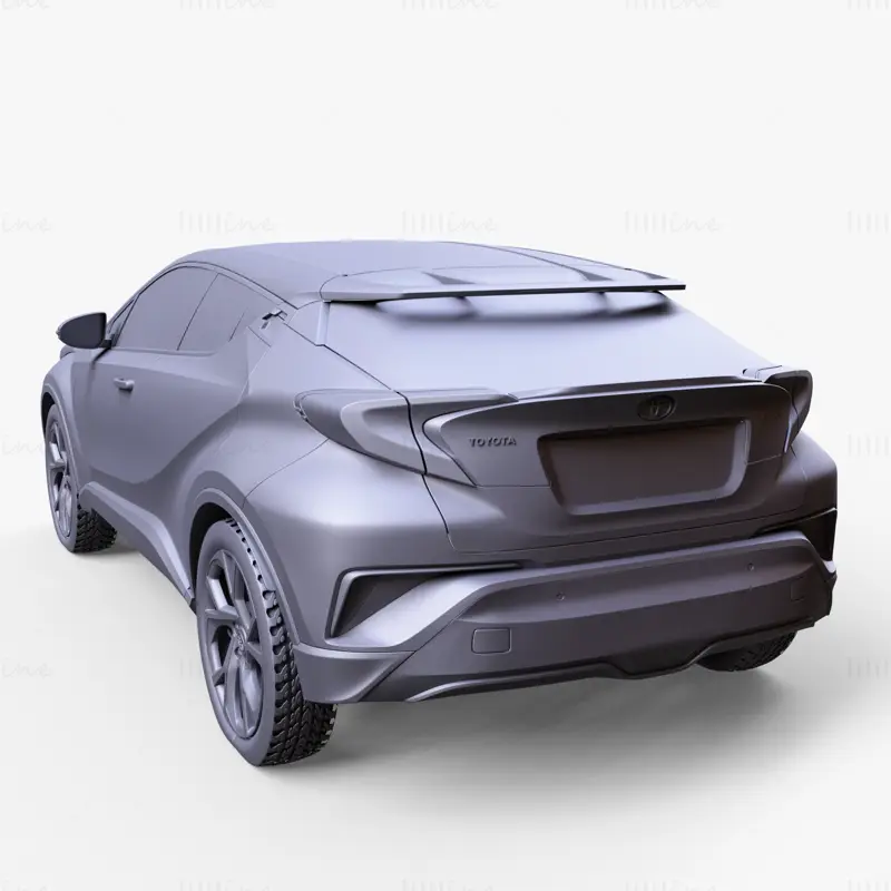 Toyota C-HR bil 3D-modell