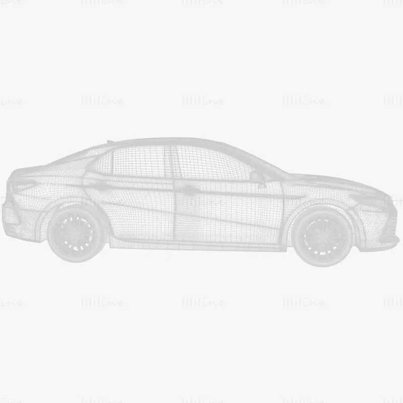 Modelo 3D del coche Toyota Camry