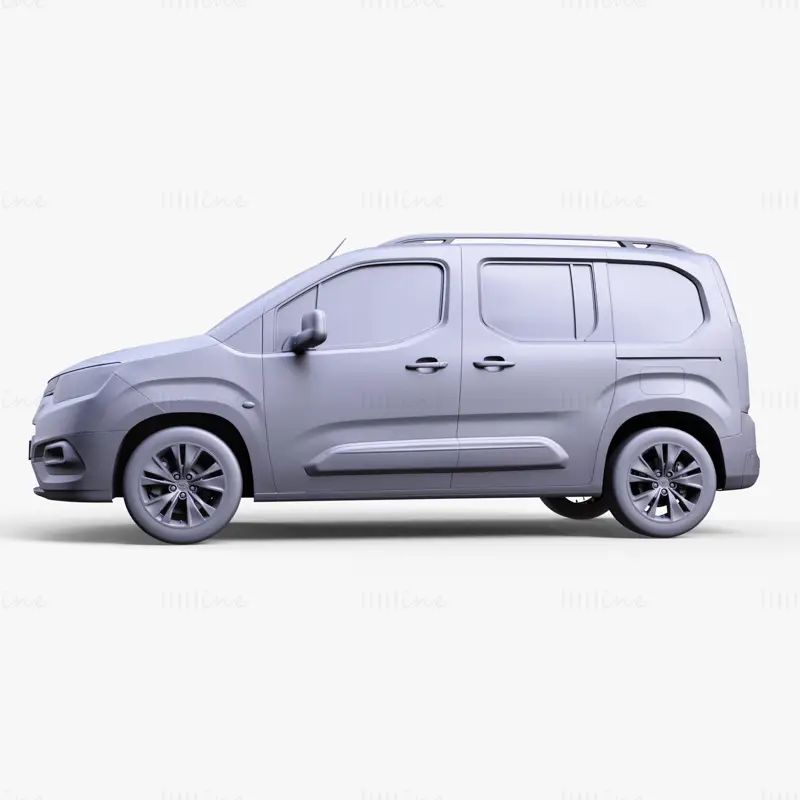 Toyota Proace City 2020 Car 3D Model
