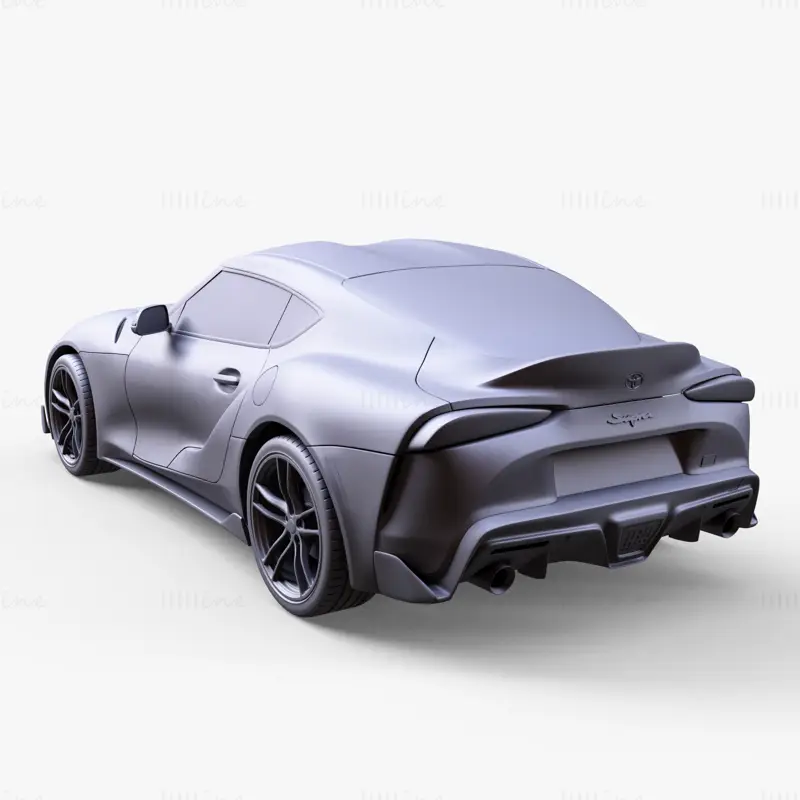 Toyota Supra GR Car 3D Model